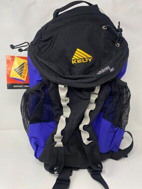 Kelty Backpack Whitney 1900 Hydration Black Blue NEW NWT Hiking Outdoor